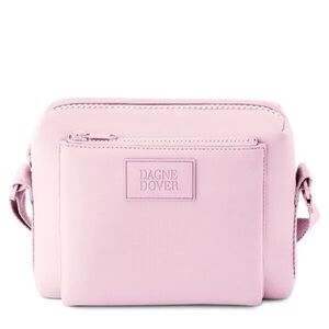 DAGNE DOVER Micah Water Resistant Neoprene Crossbody Bag in Pink